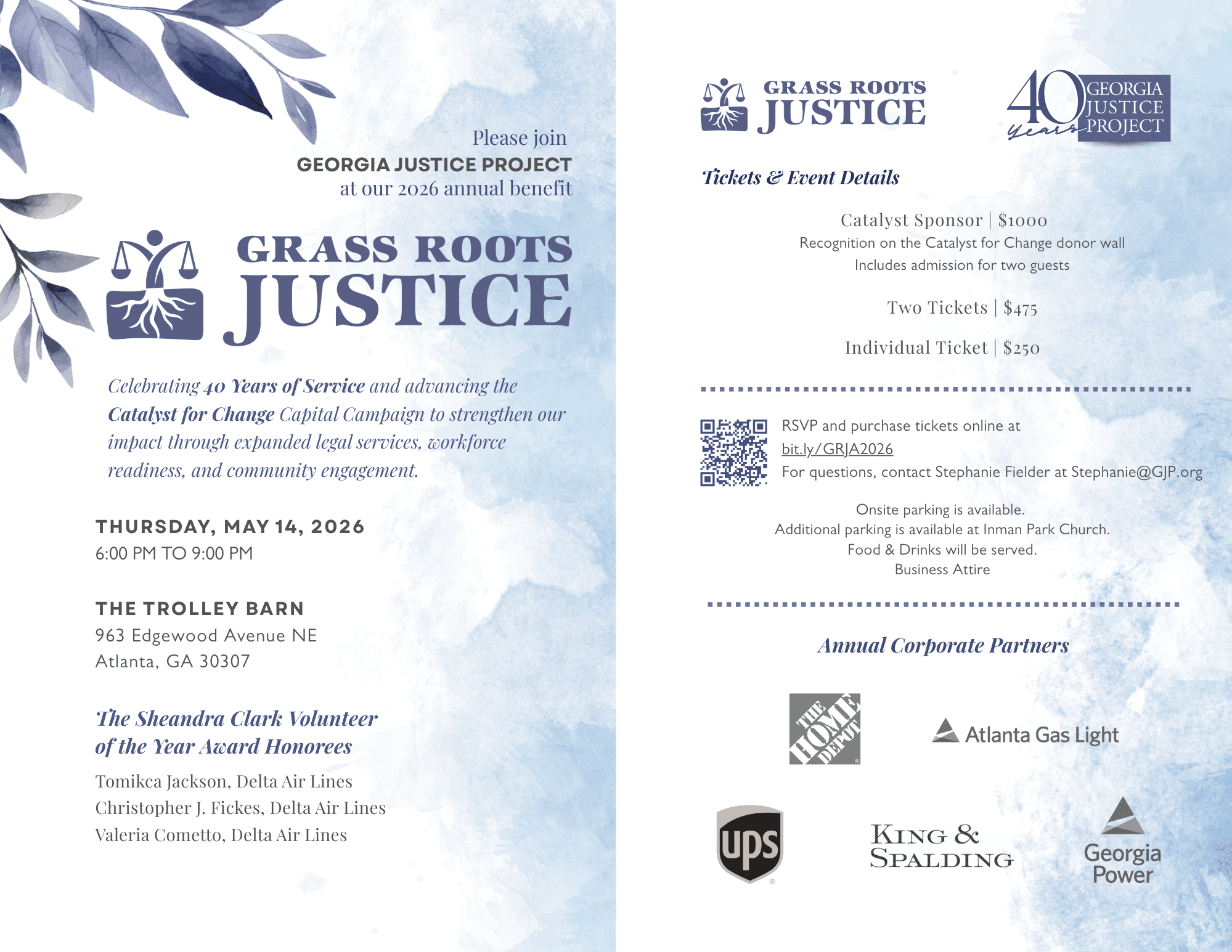 Grass Roots Justice 2026 Web Invite